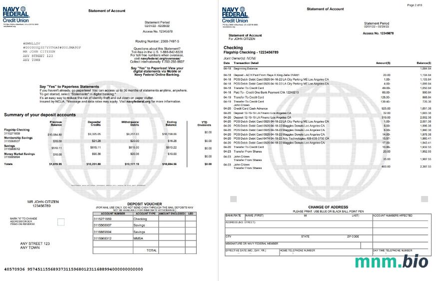 US Navy Federal 5 stronas szablon w formacie excel pdf